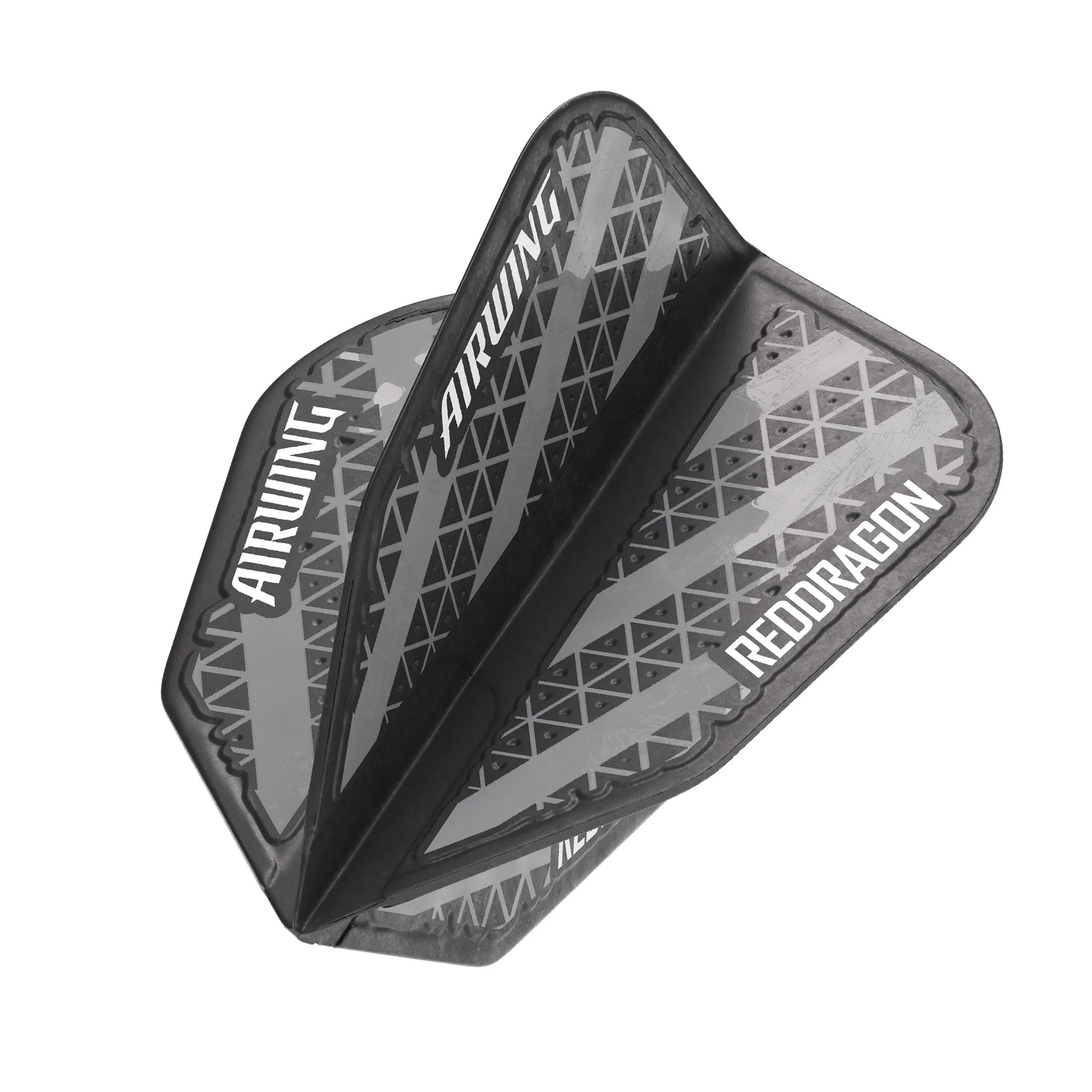 Black and Grey Airwing Molded V-Standard Dart Flights