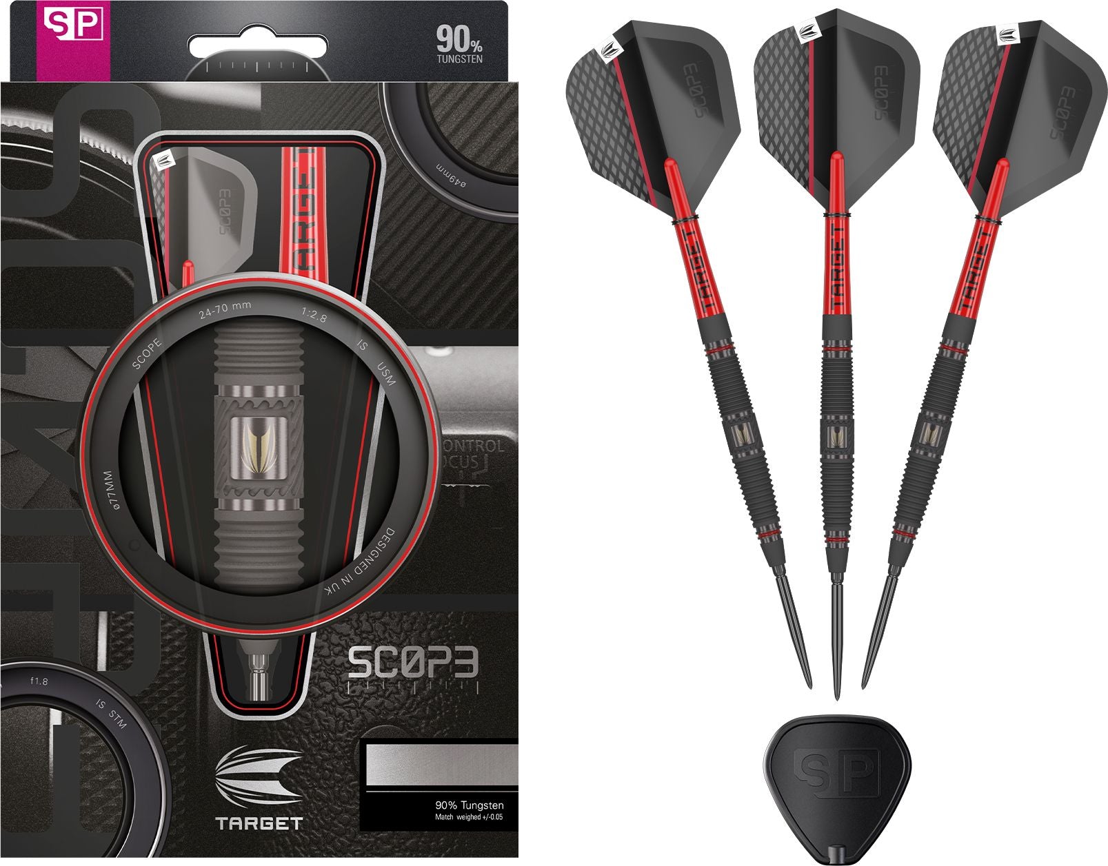 Scope Swiss Point Steel Tip Darts - view 2