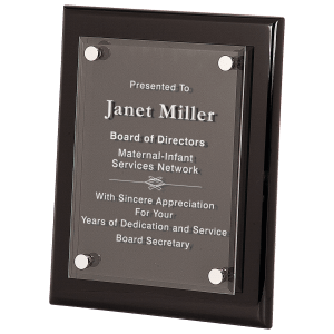 Floating Acrylic Plaque