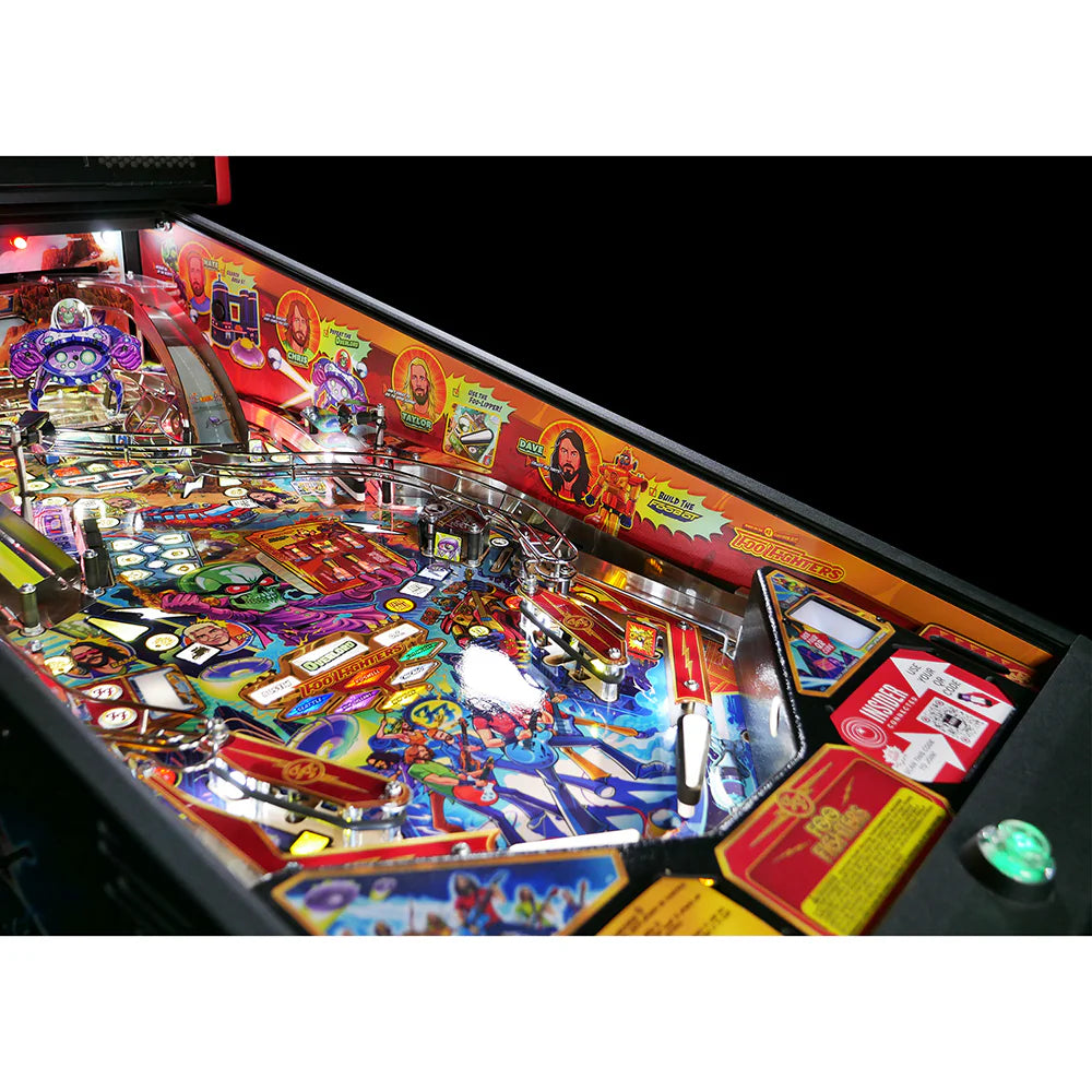 Foo Fighters FooBot Pinball Inside Art Blades