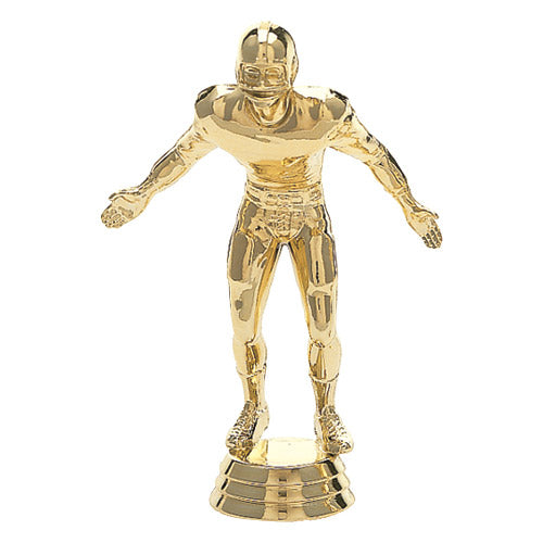 Football Lineman Figure, Gold - 5"