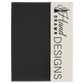 9 1/2"x12" Leatherette Black Canvas Portfolio w/Notepad - view 3