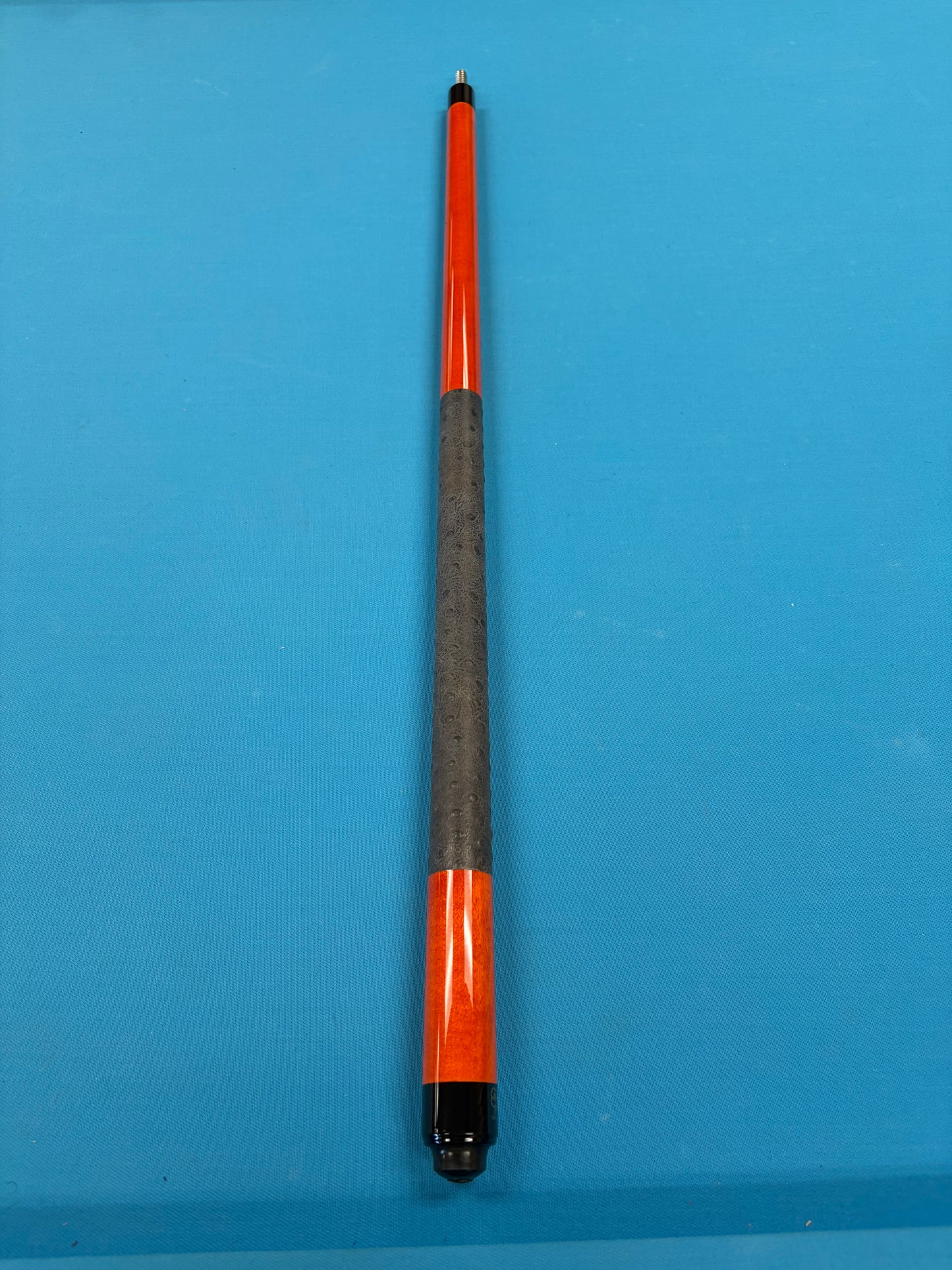 McDermott Pool Cue Vesuvius Orange Black Ostrich Wrap