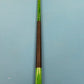 McDermott Pool Cue Emerald Green Black Green Linen Wrap