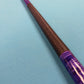 McDermott Pool Cue Magenta Blue Black Purple Linen Wrap