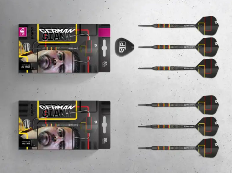 Gabriel Clemens German Giant SP Black Steel Tip Darts - view 2