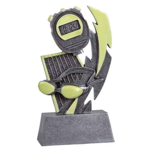Glow in The Dark Swimming 6" Resin Trophy