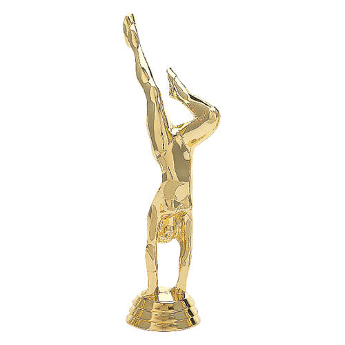 Gymnast Figure, Female, Gold - 6"