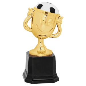 Soccer Happy Cup 6" Resin Trophy