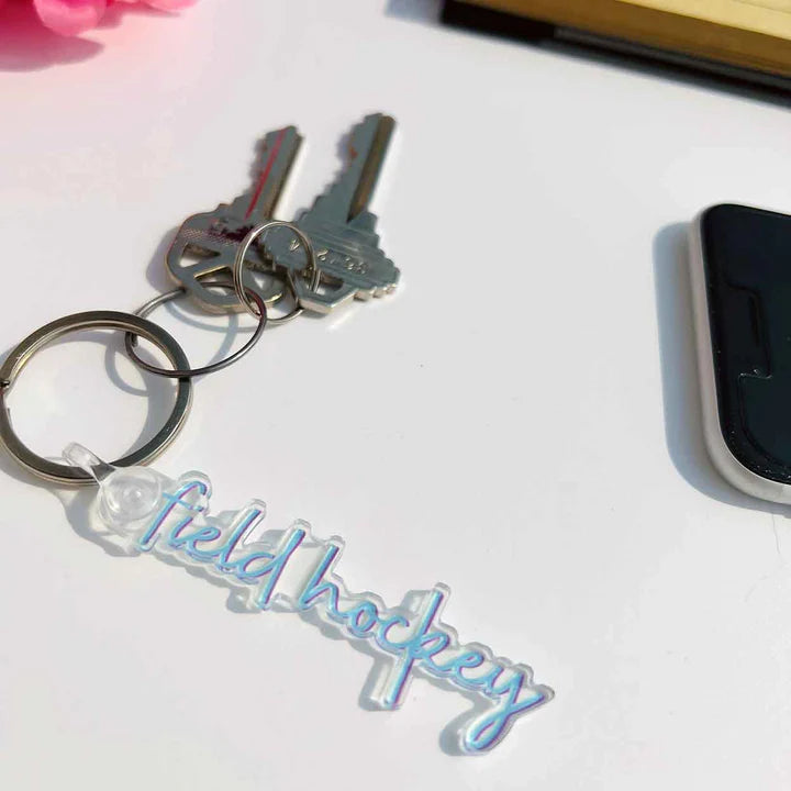 Field Hockey Acrylic Keychain - view 2