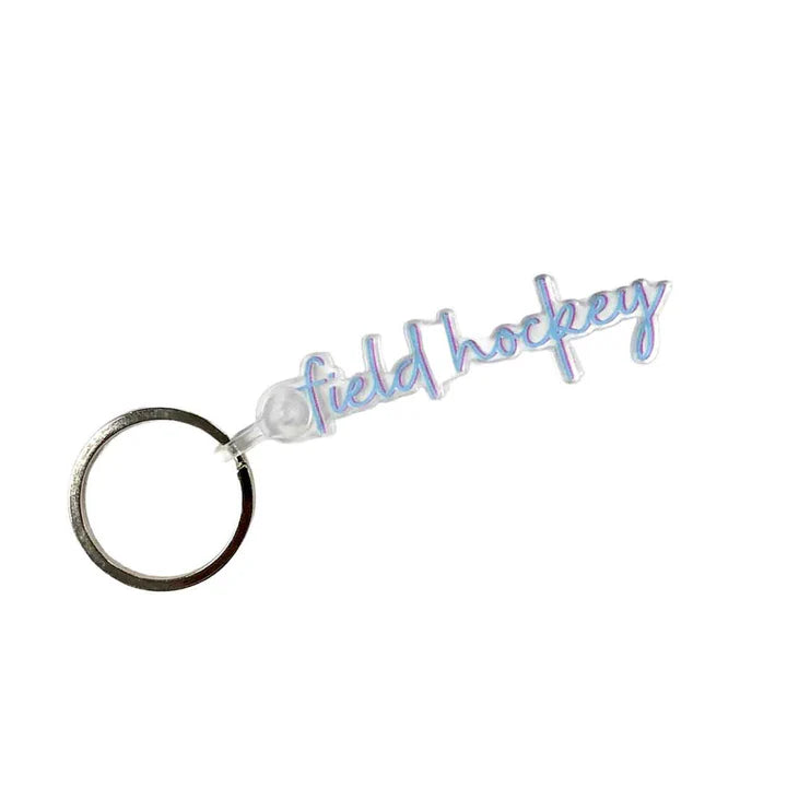 Field Hockey Acrylic Keychain