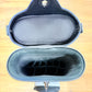 4x6 Cue Case Blue, Black, & White with Lift Clasp with 1 strap & 2 handles