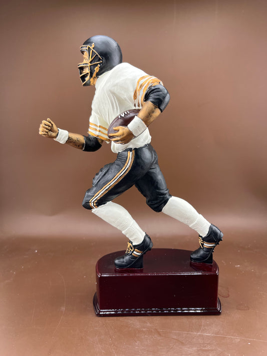 Color Resin Football Player Trophy 8"