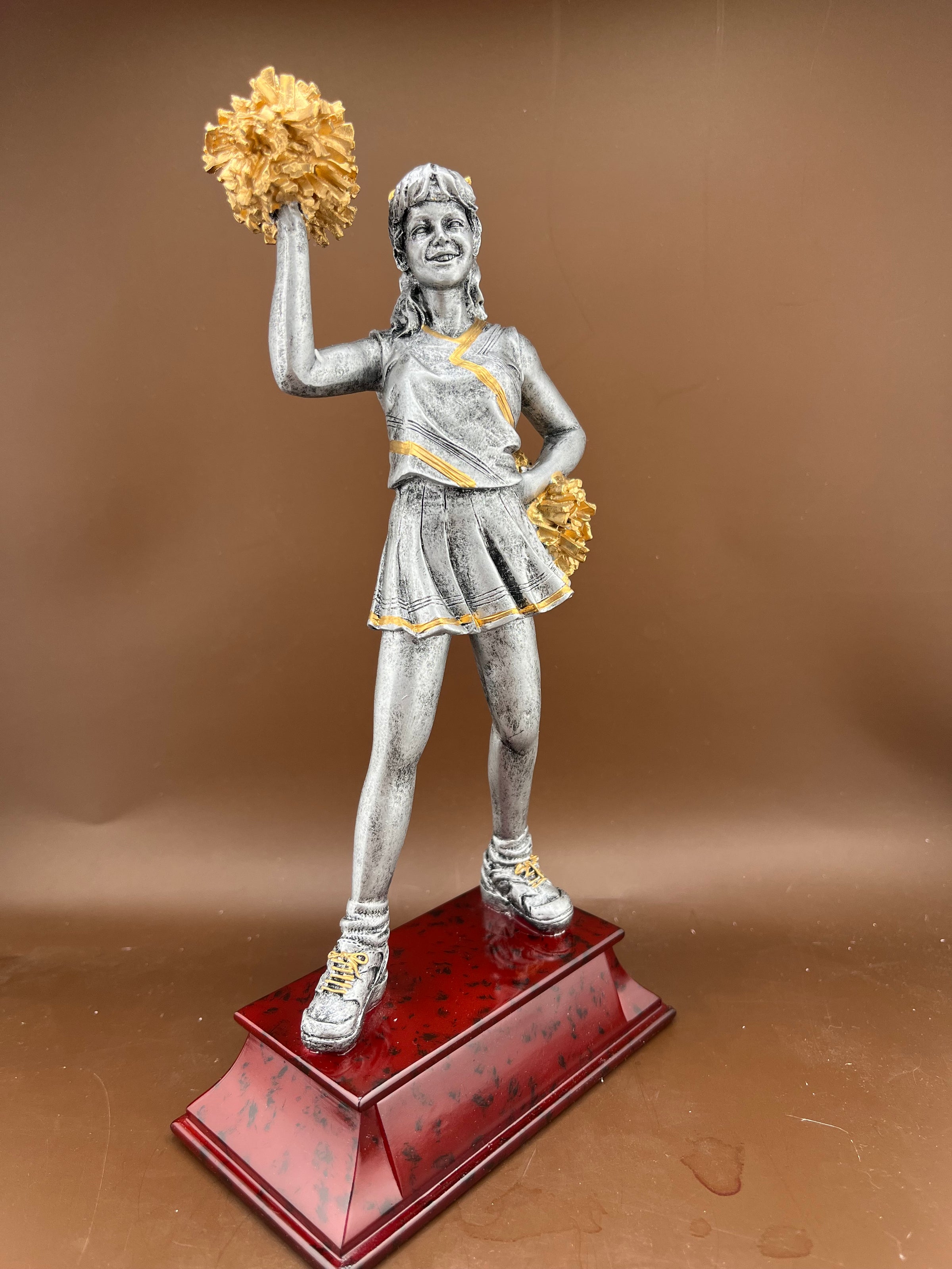 Cheerleading 8" Resin Trophy - view 2