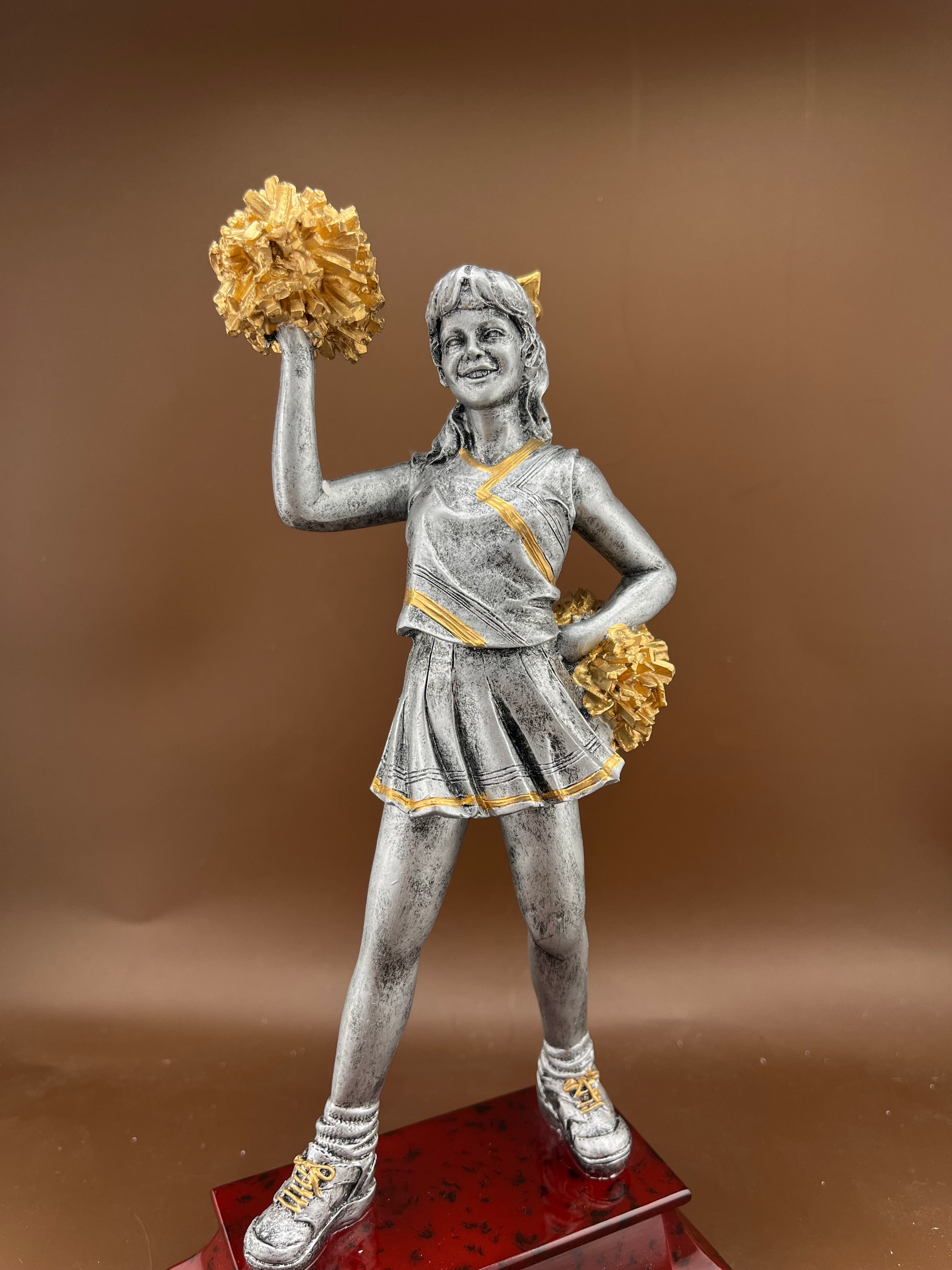 Cheerleading 8" Resin Trophy - view 4