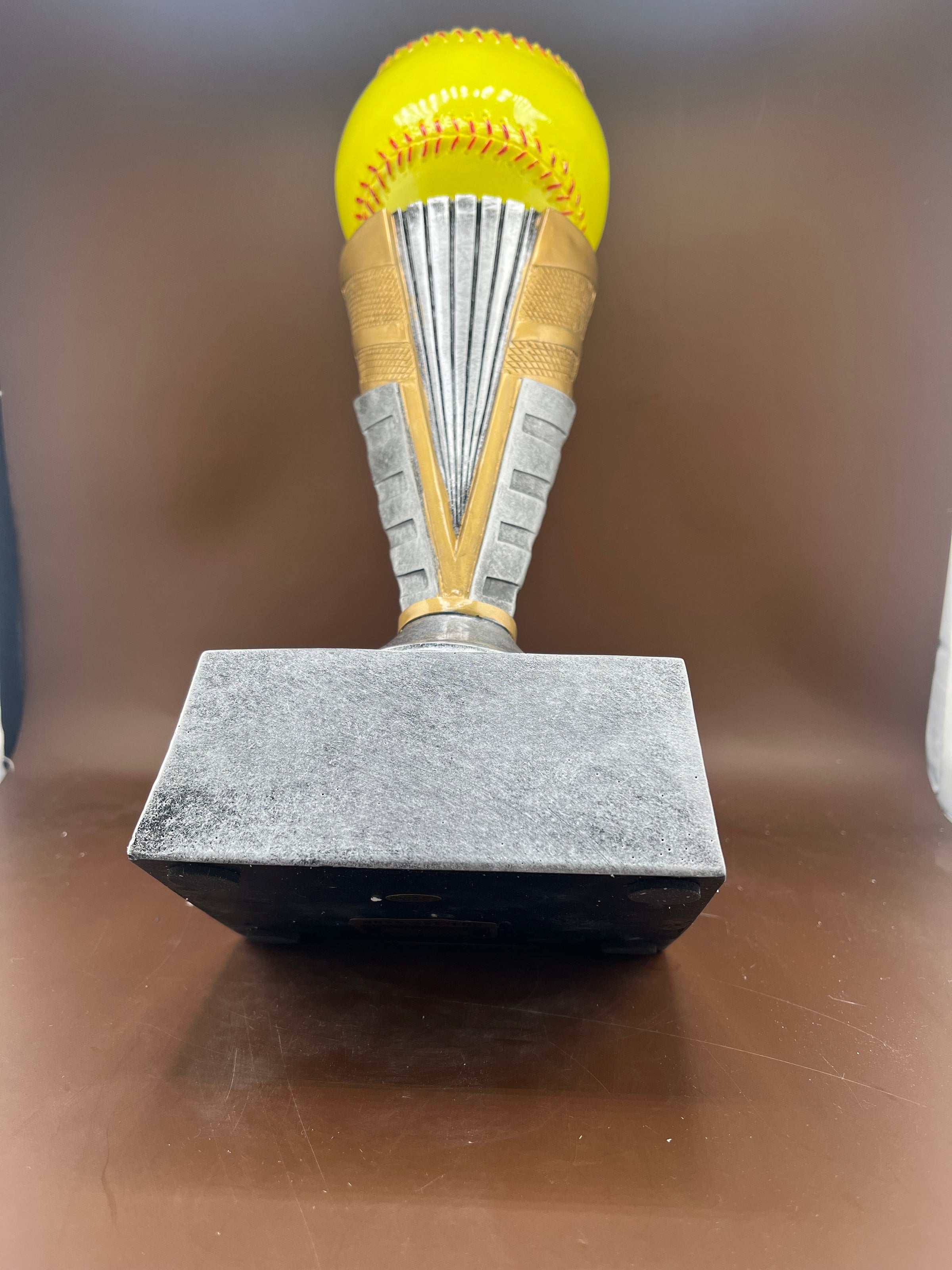 Softball 12" Resin Trophy - view 4