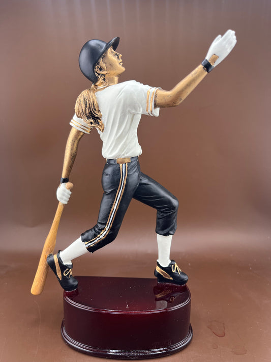 Softball Player at Bat 8" Resin Trophy