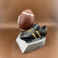 Football and Cleat 4" Resin Trophy