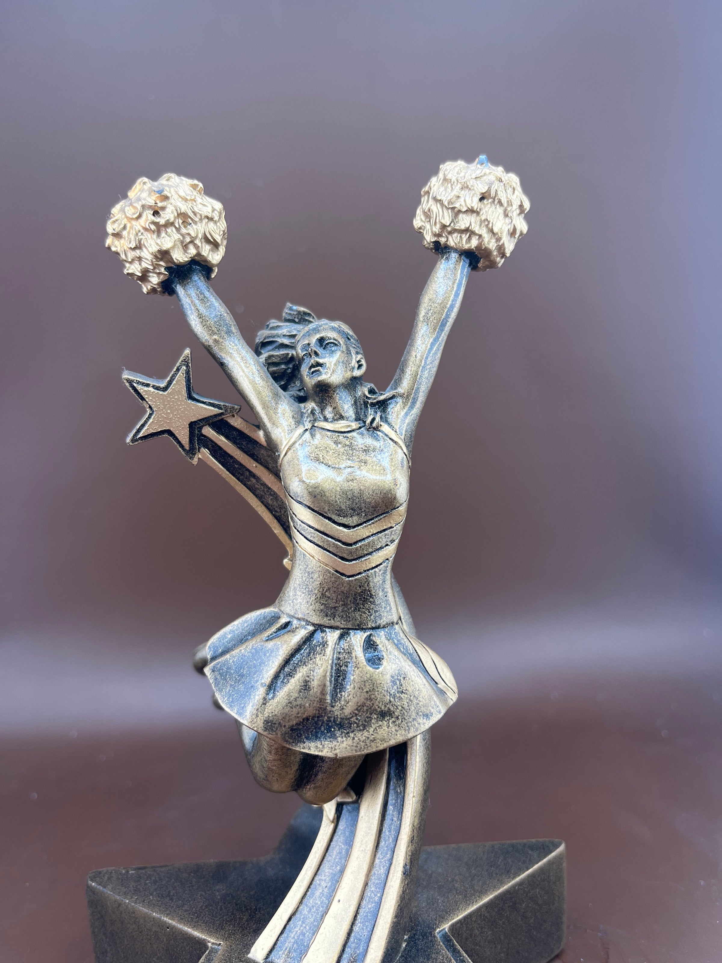 Superstar Cheerleader 8.5" Resin Trophy - view 3