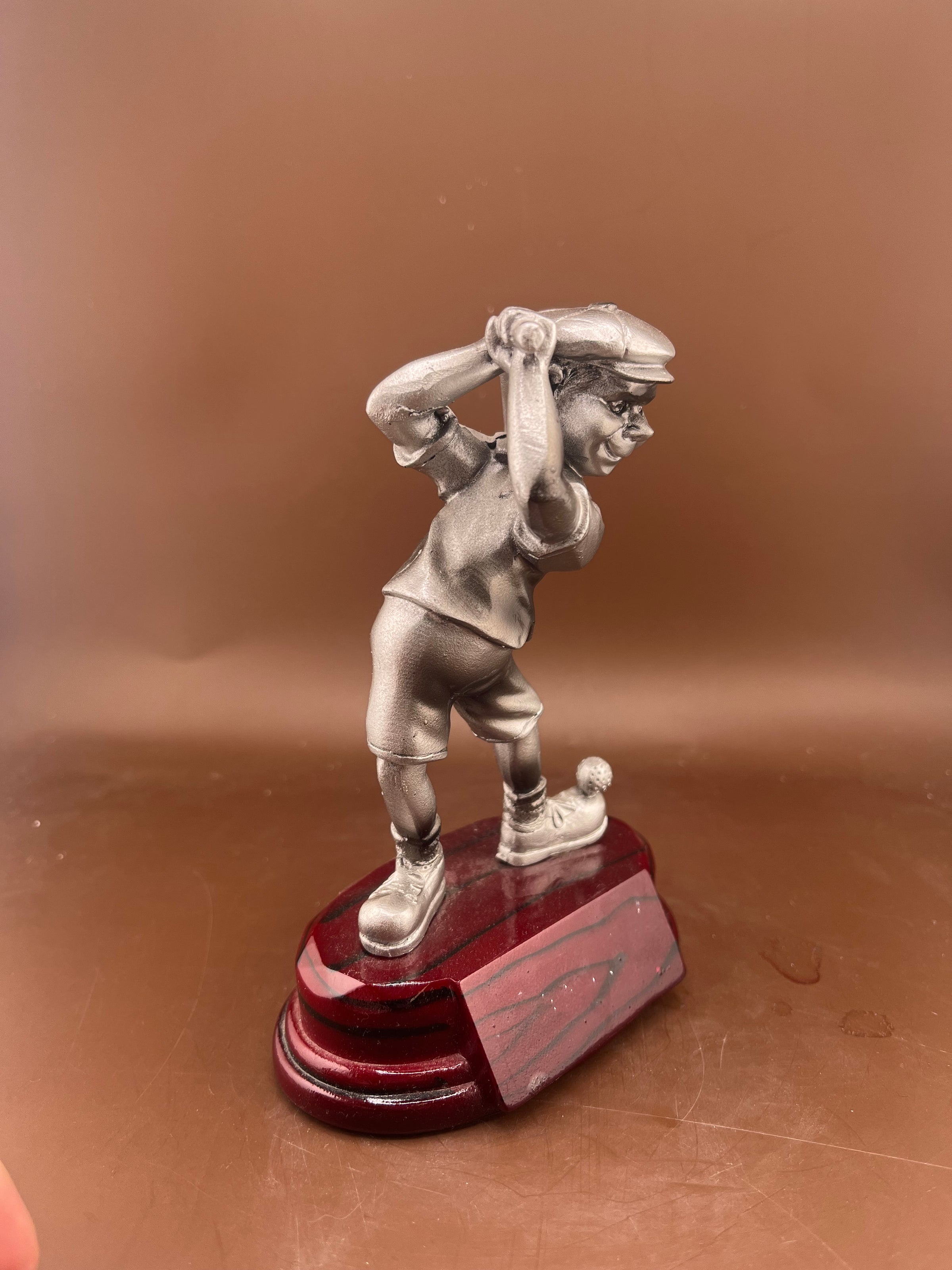 Comic Male Golfer 5.25" Resin Trophy - view 3