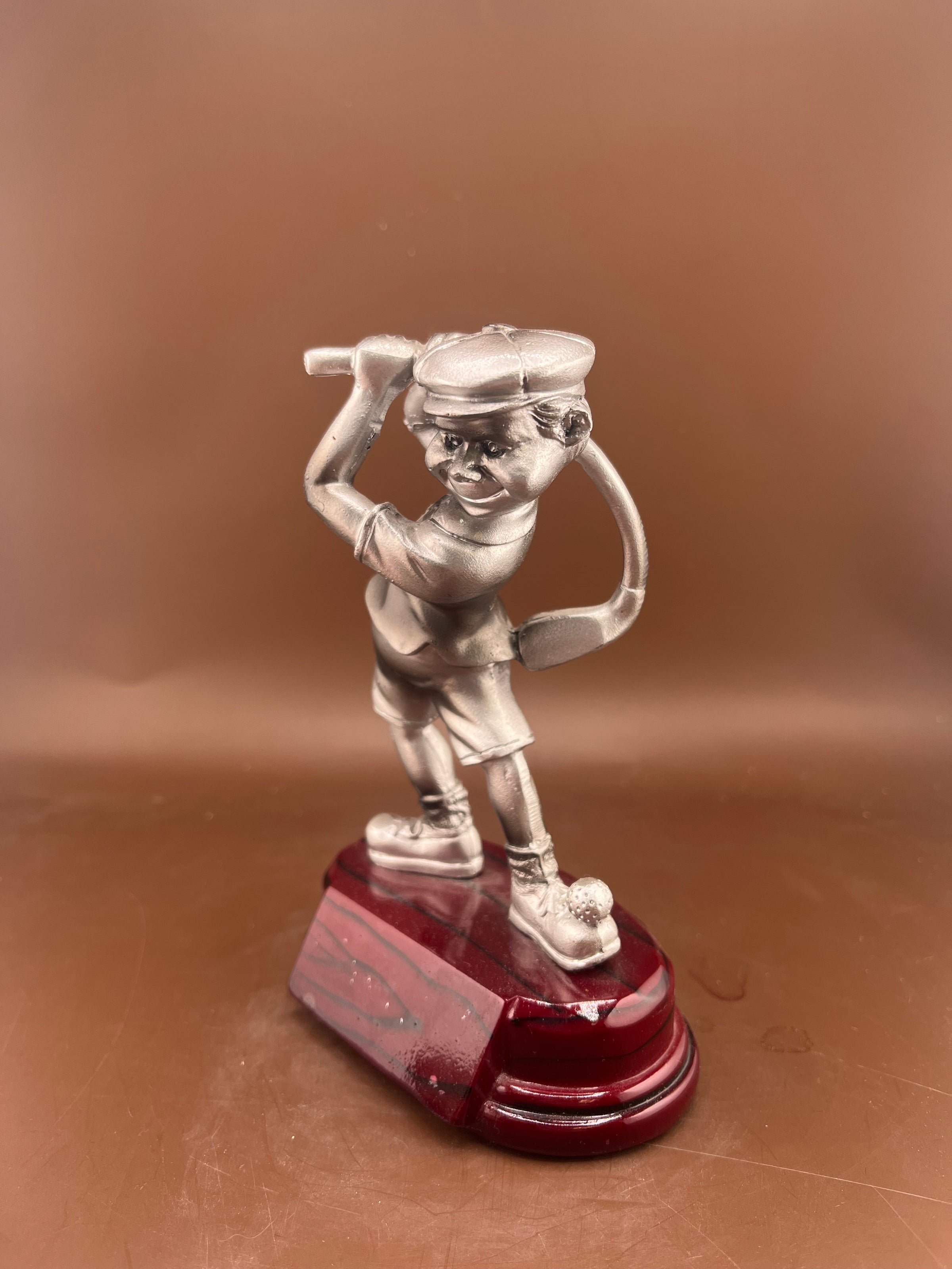 Comic Male Golfer 5.25" Resin Trophy - view 2