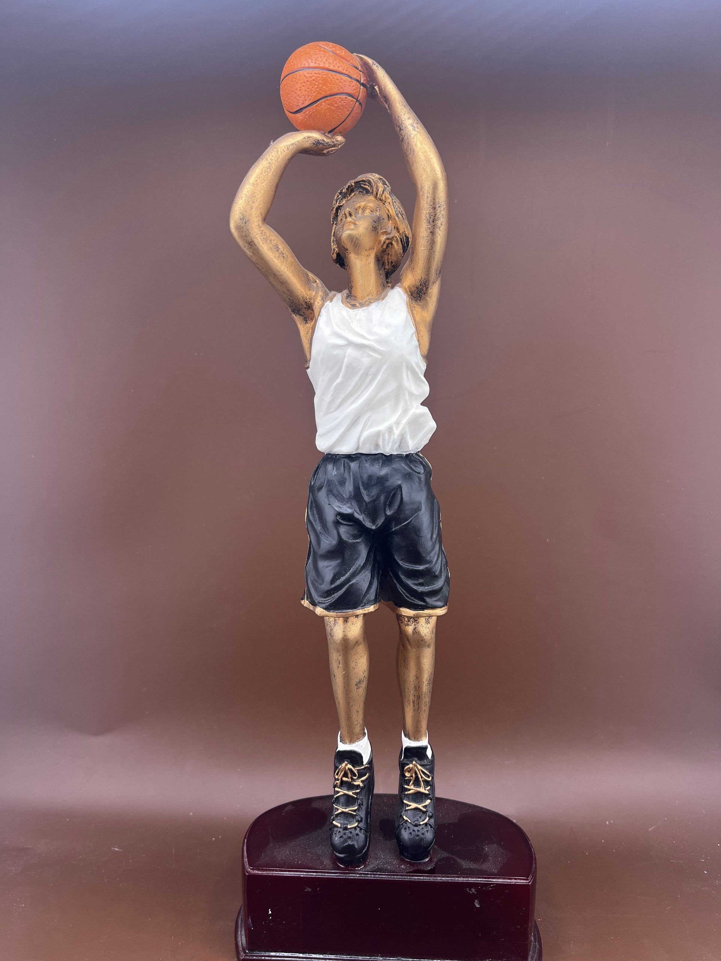 Female Basketball Resin Trophy 11" - view 2
