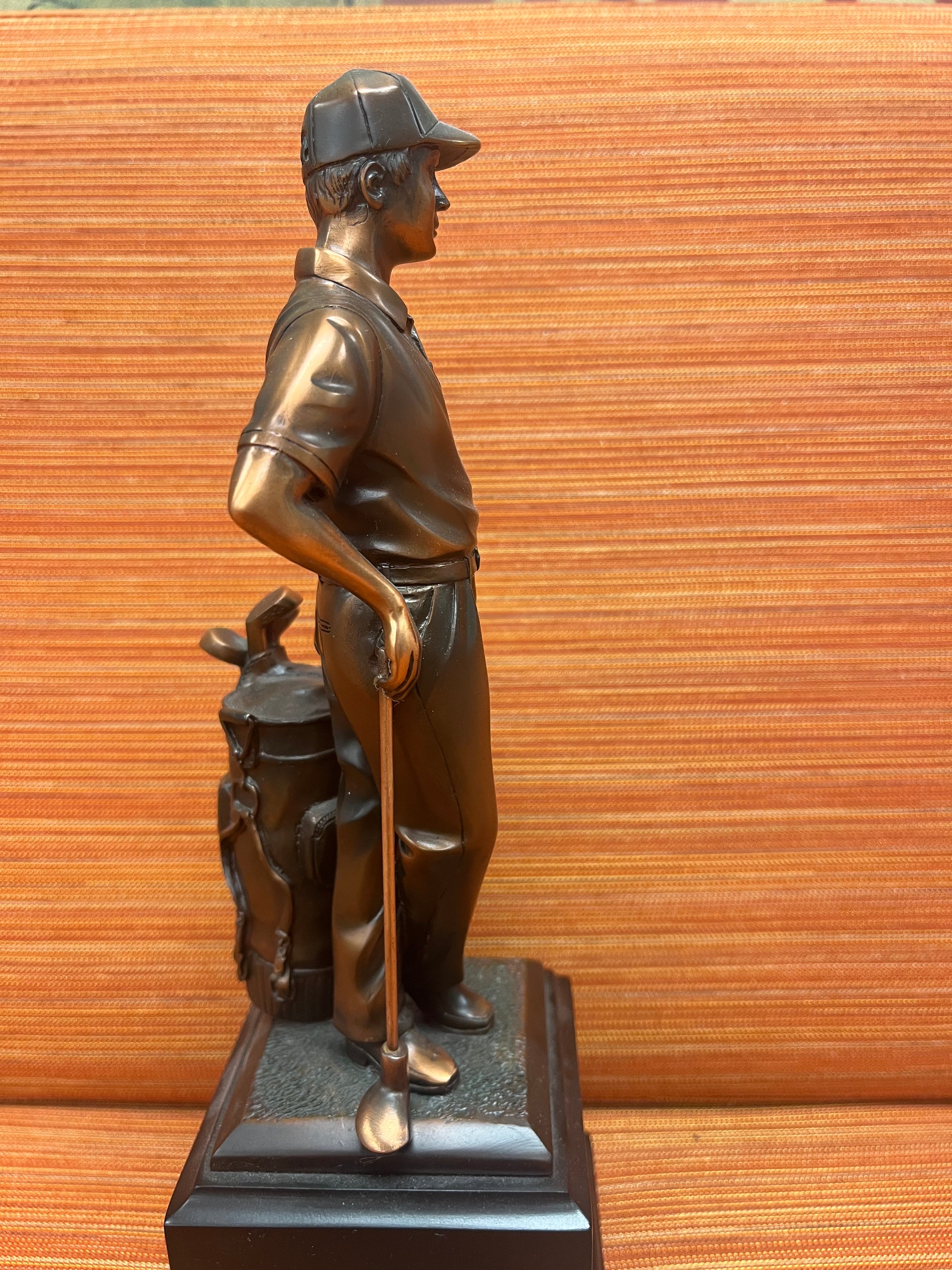 Golfer Male 11" Resin Trophy - view 3