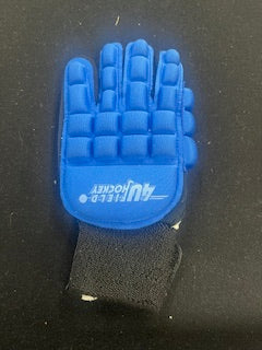 4U Blue Field Hockey Gloves
