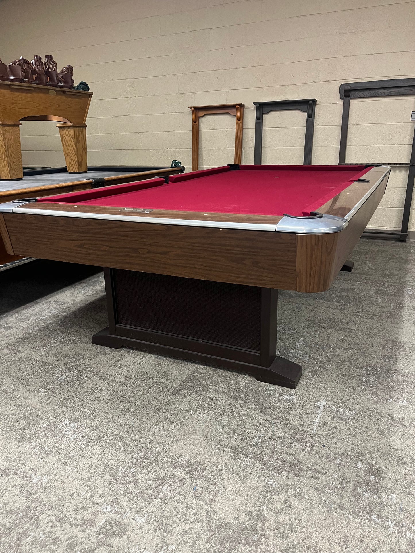 8' Pro Brunswick Monticello Pre-Owned Pool Table
