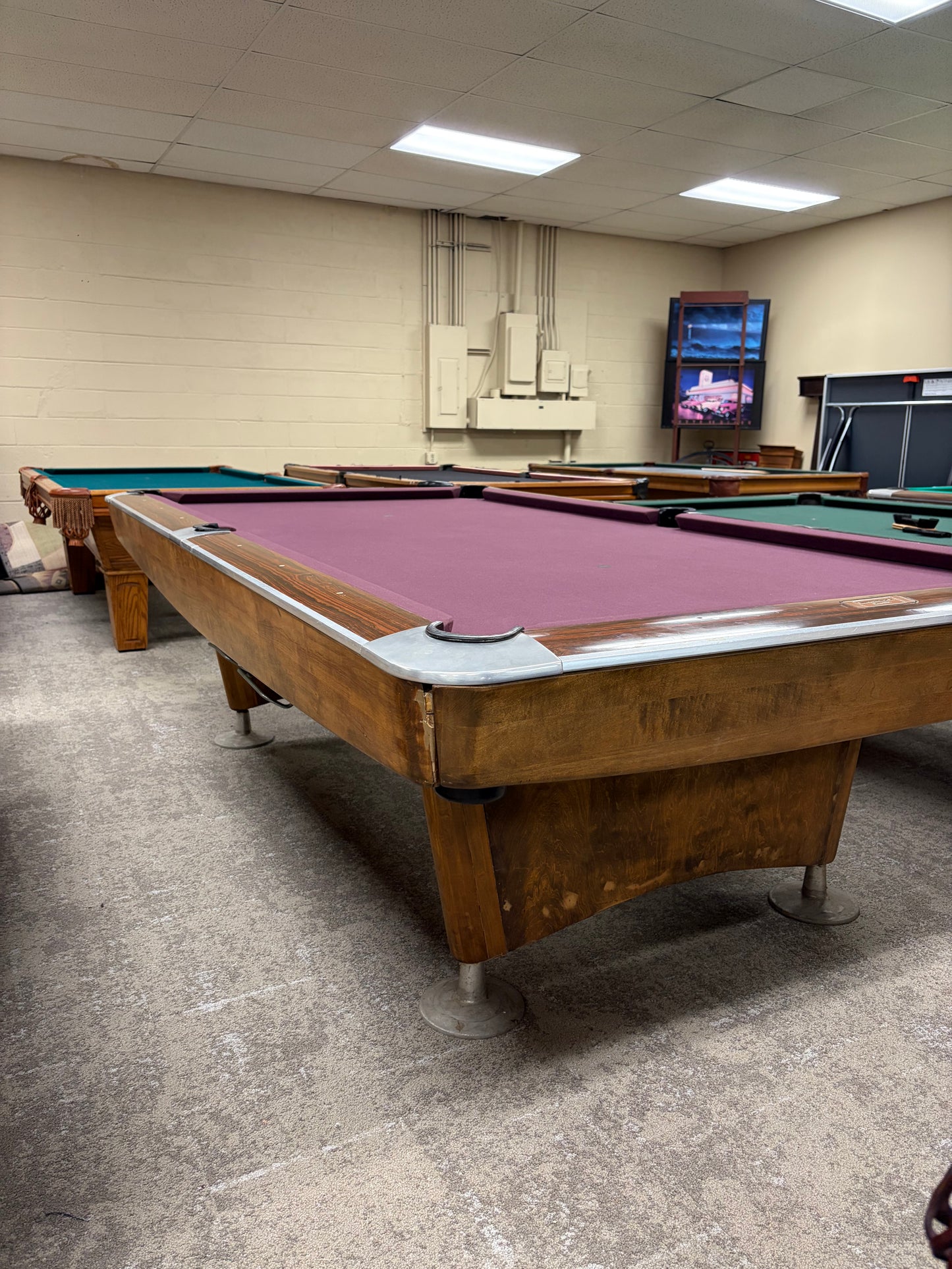 9' Brunswick Gold Crown I Pre-Owned Pool Table