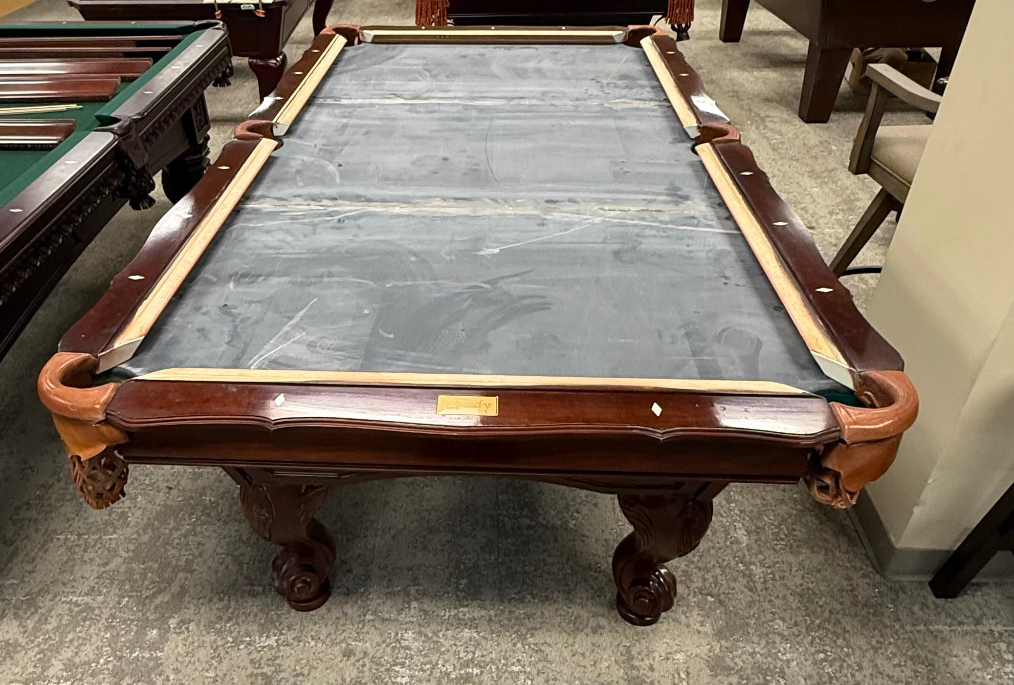 8' Gandy Alexandria Pool Table - view 2