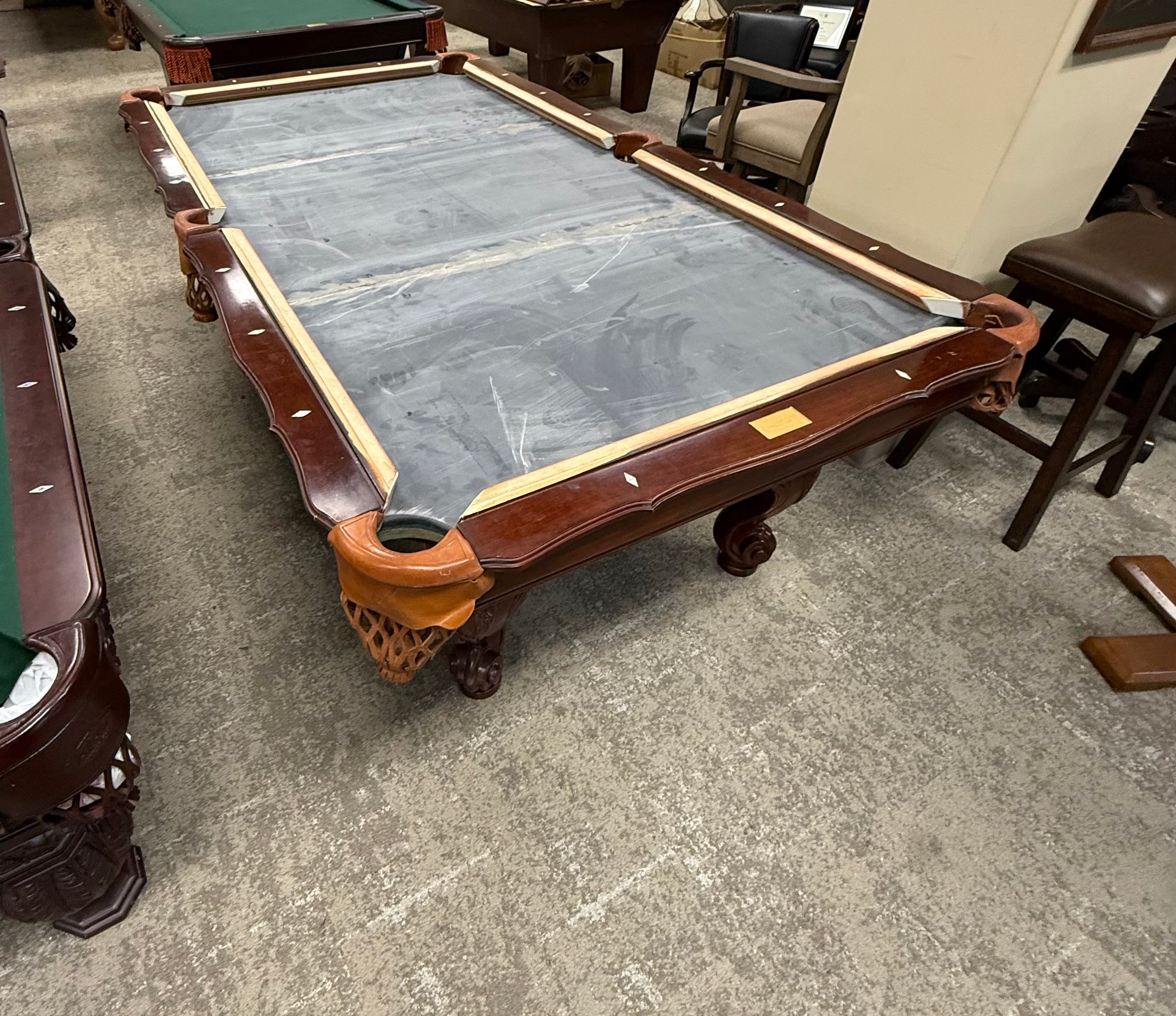 8' Gandy Alexandria Pool Table - view 3