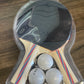 ping pong paddle set- 3 balls - view 2