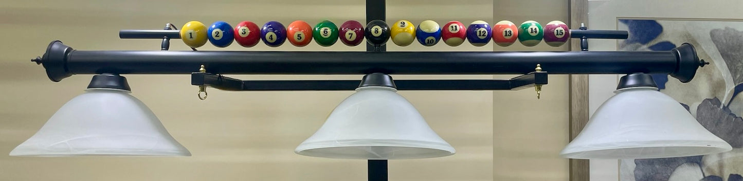 Game Room White Billiard Ball Light