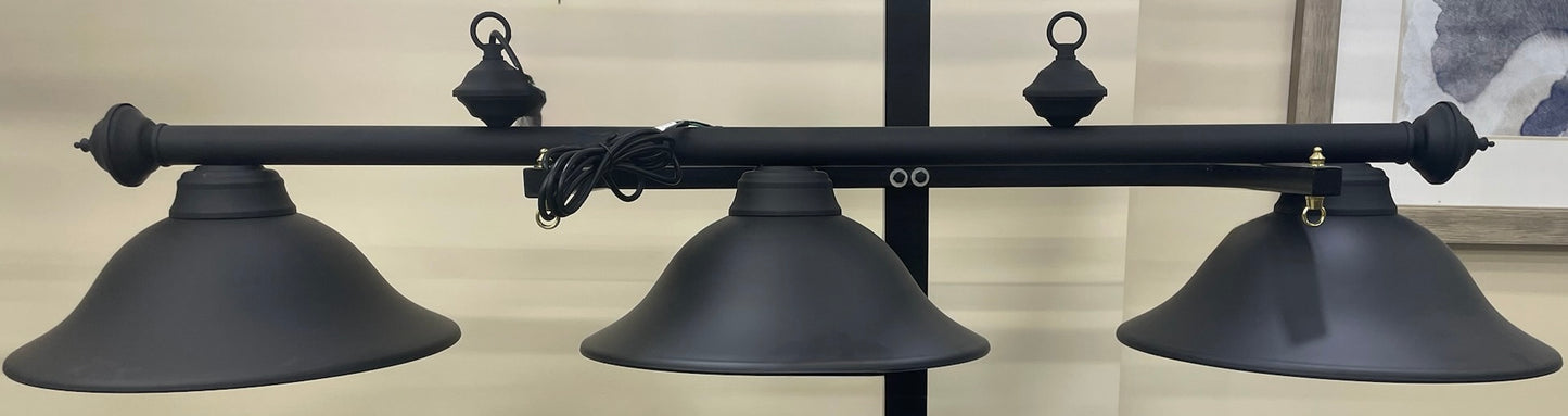 Matte Black 3 Bar Light