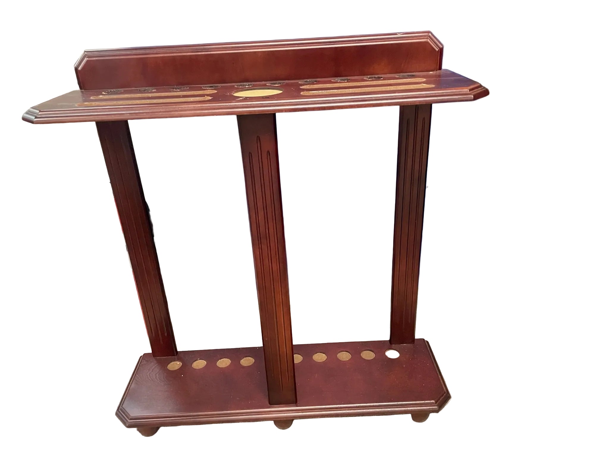 pre owned floor 10 cue rack