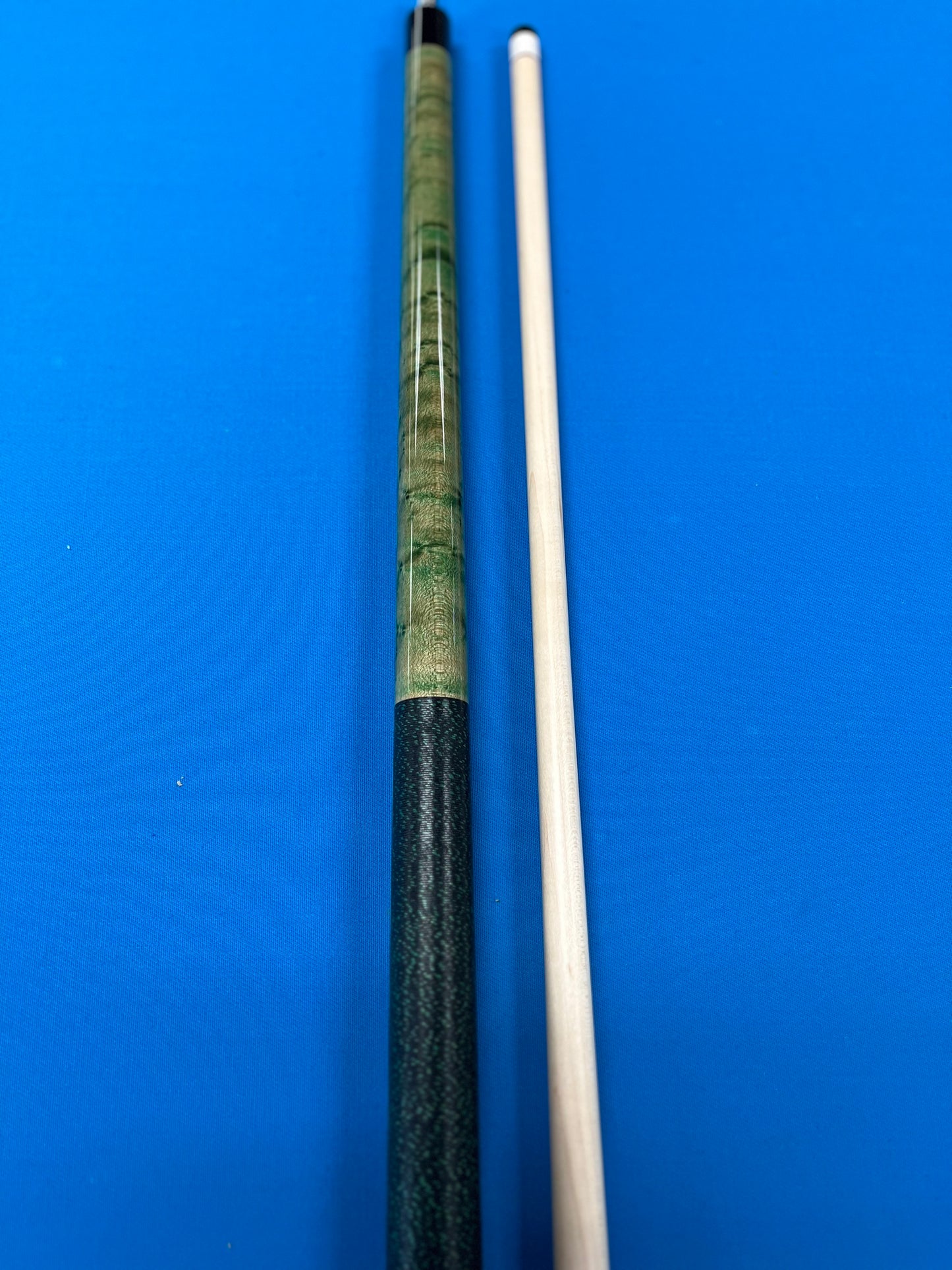Green/Natural Walnut with Linen Wrap on Birdseye - view 2