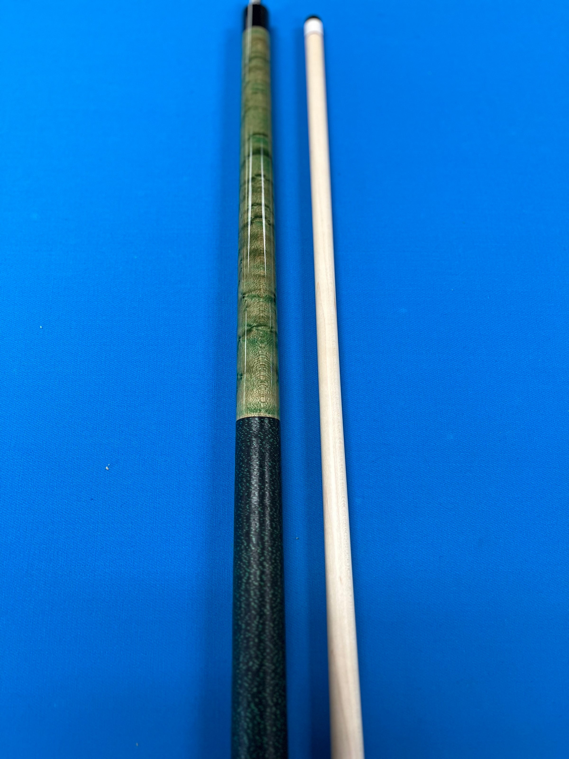 Green/Natural Walnut with Linen Wrap on Birdseye - view 2