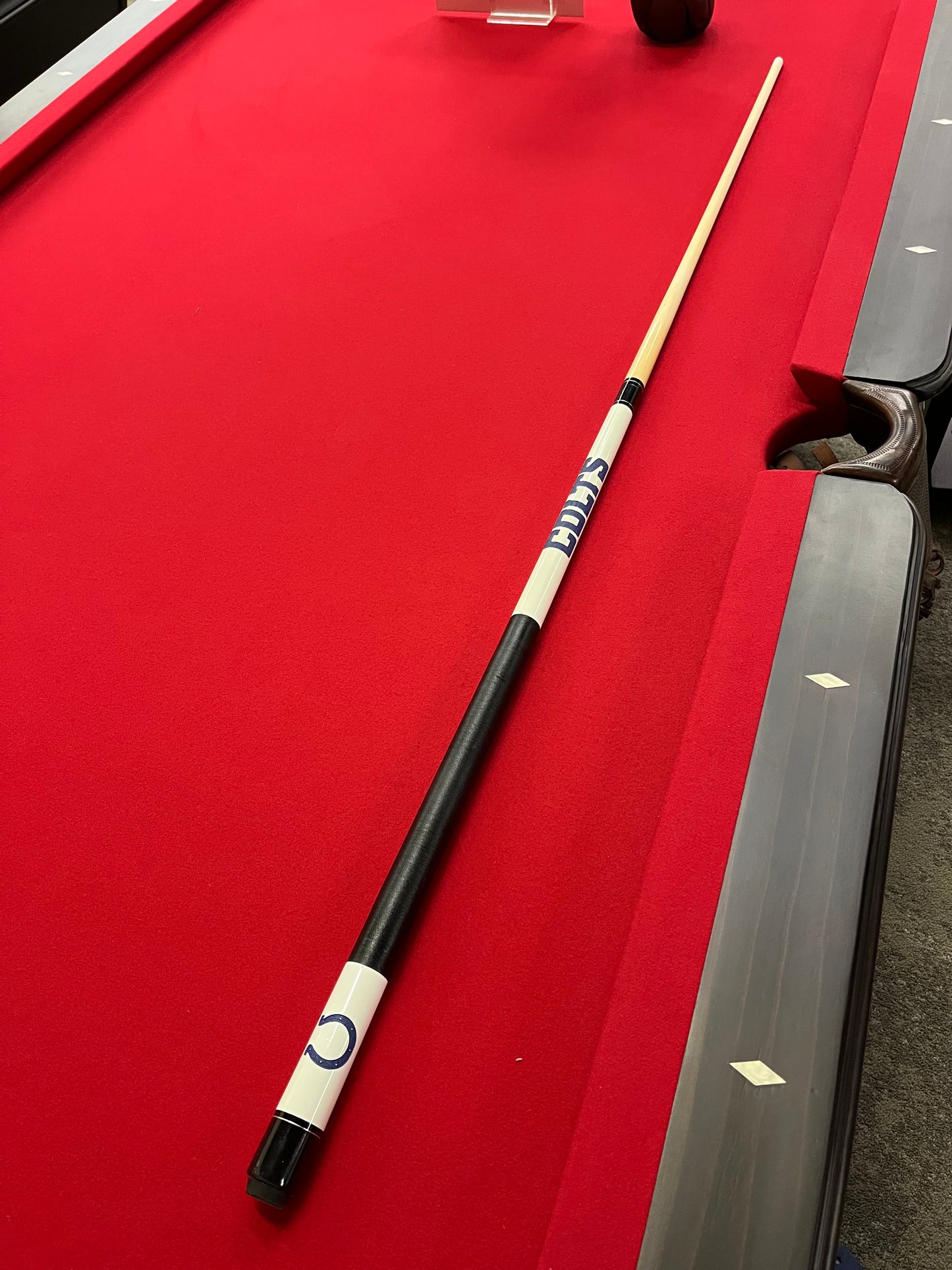 Indianapolis Colts Laser Etched Cue