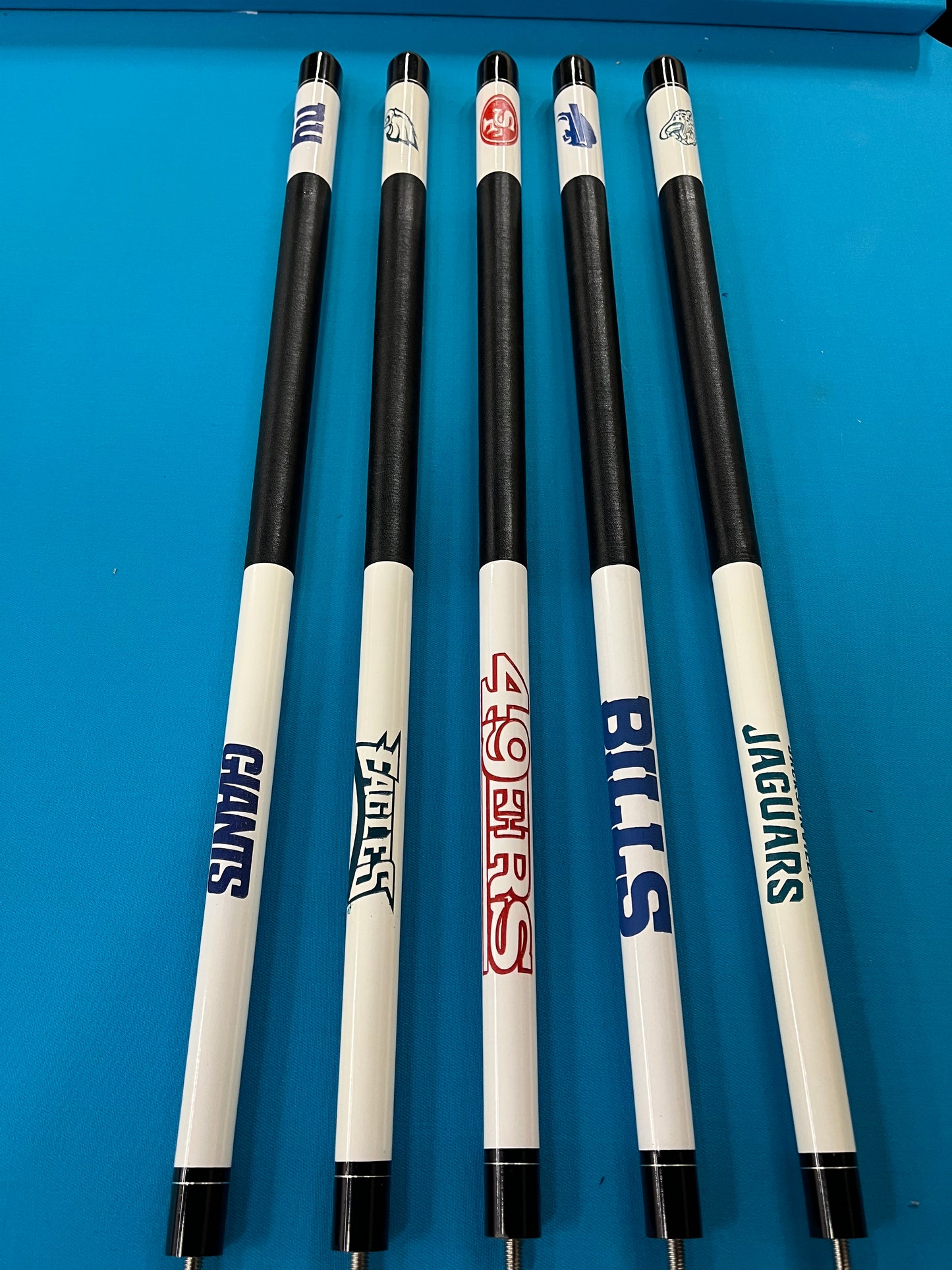 NFL Team Laser Etched Pool Cues