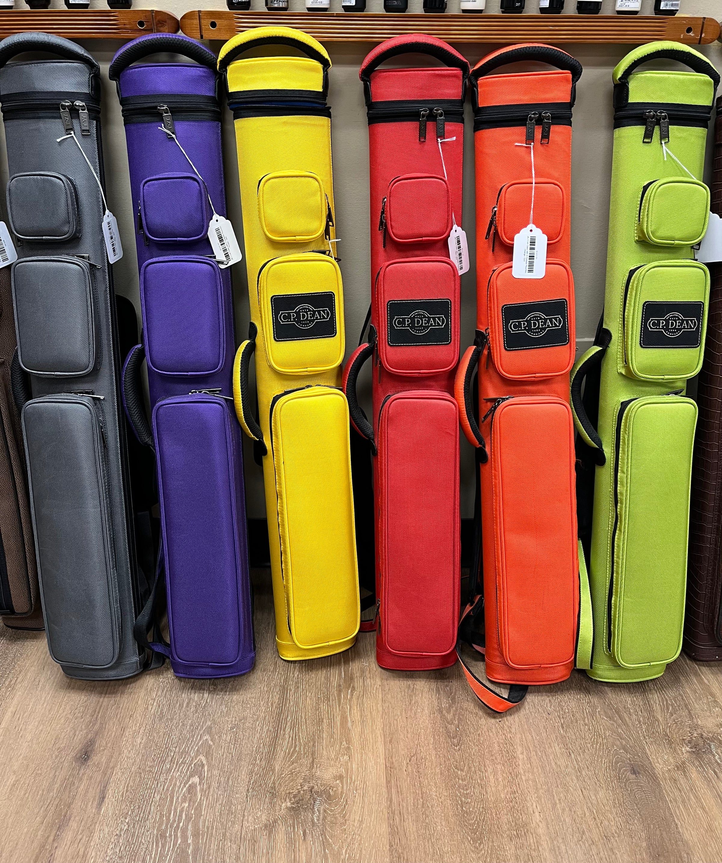J&J Cue Case with 3 Outside Pouches, Backpack Straps, and Two Handles