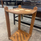 Corner Cue Rack-Oak With Coasters