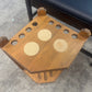 Corner Cue Rack-Oak With Coasters - view 2