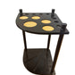 preowned 8 cue corner rack