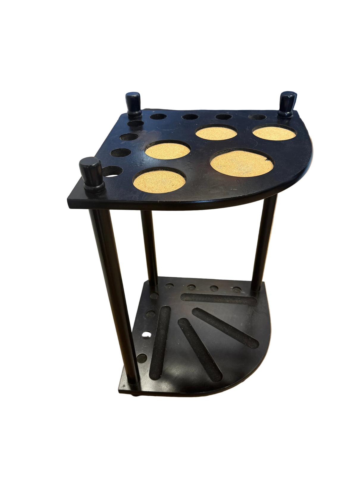 preowned 8 cue corner rack