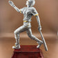 Silver Softball Resin Trophy 8"