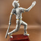 Silver Softball Resin Trophy 8"