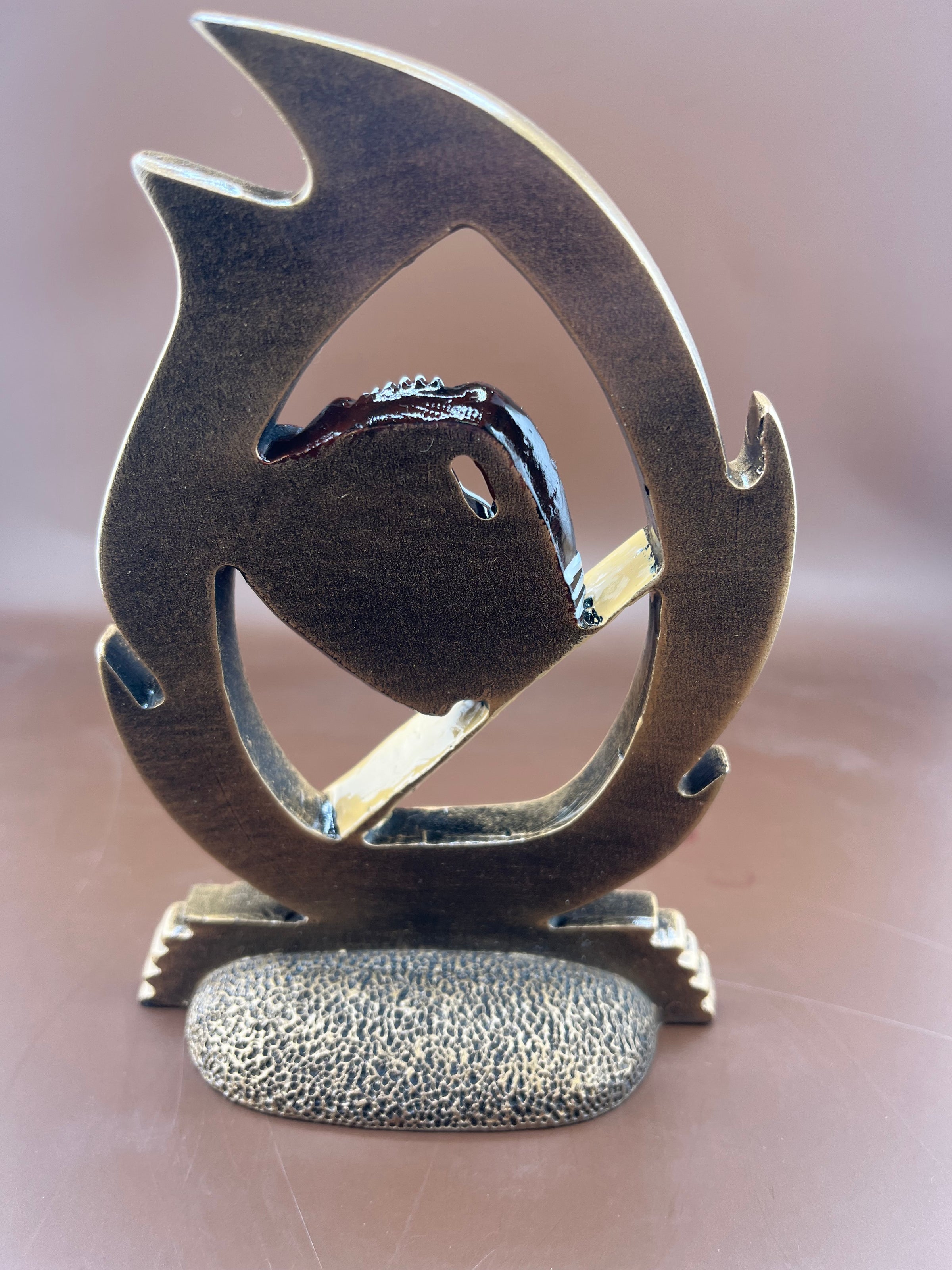 Baseball Flame 6" Resin Trophy - view 6
