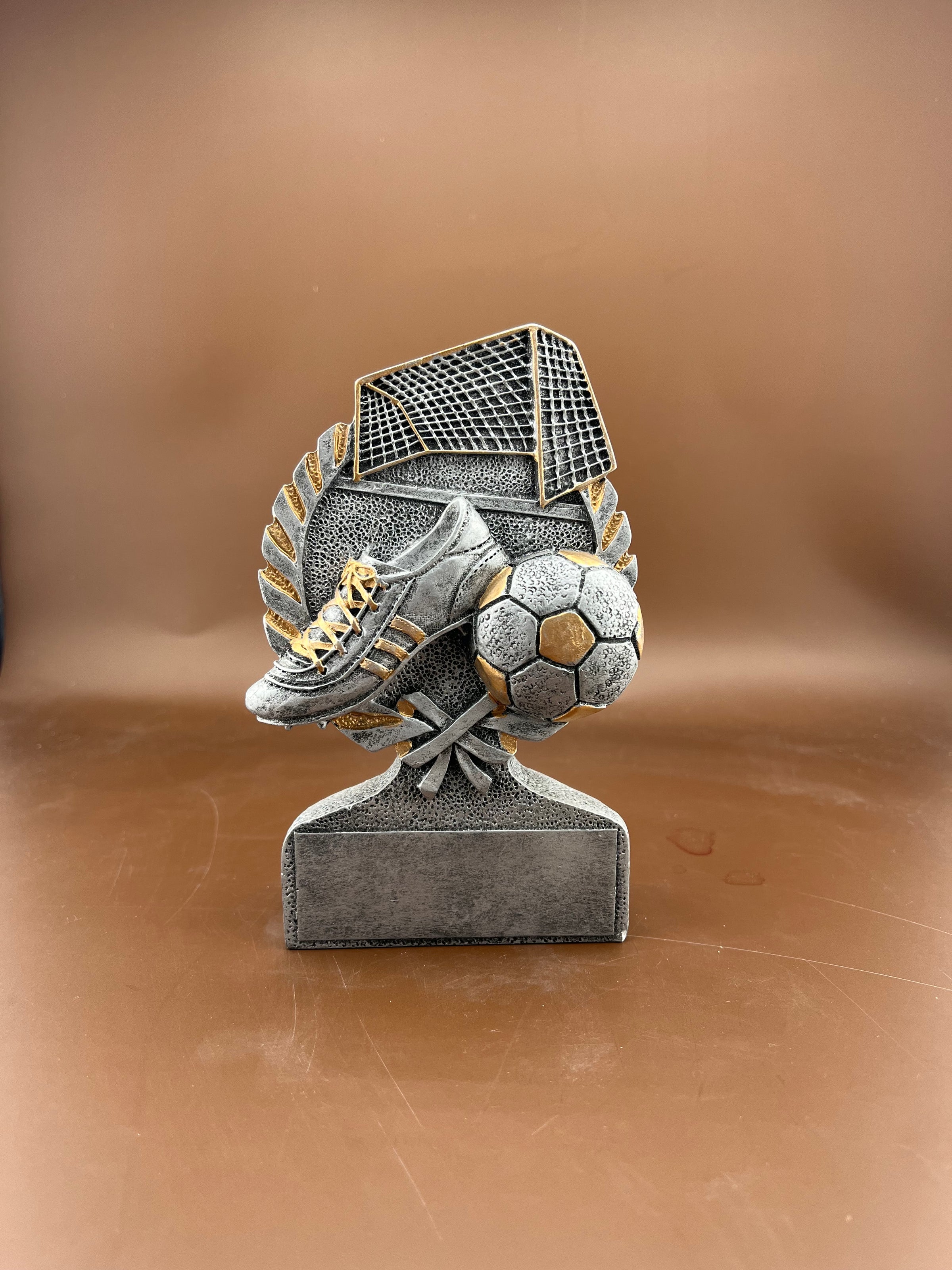 Soccer Silver and Gold 5" Resin Trophy - view 3