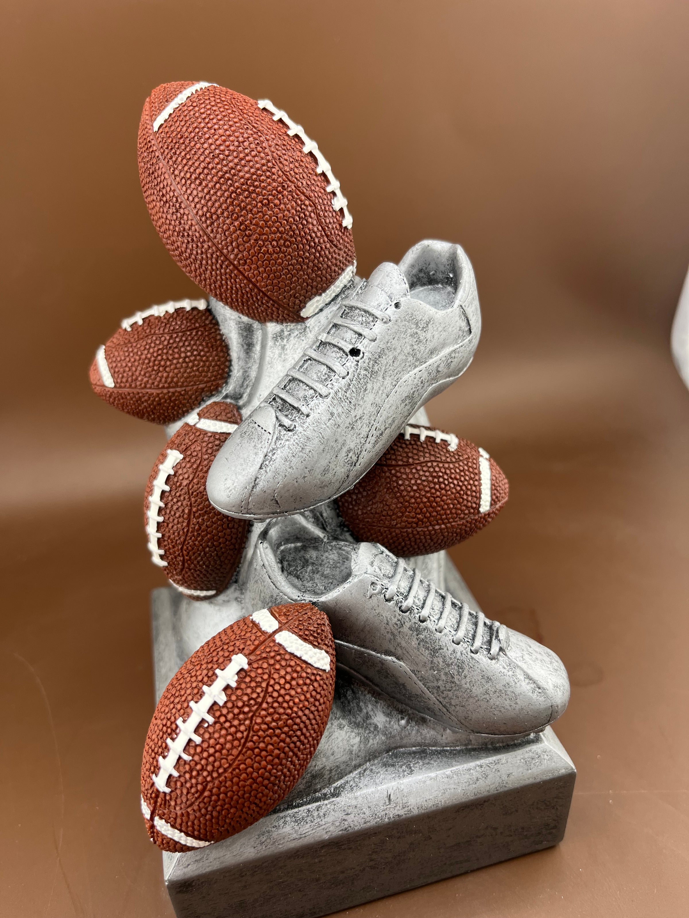 Football Sport Bank Resin Trophy - view 5